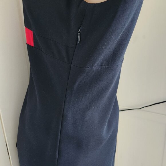 InWear Dress LBD classic black dress with red band accent - Picture 11 of 11